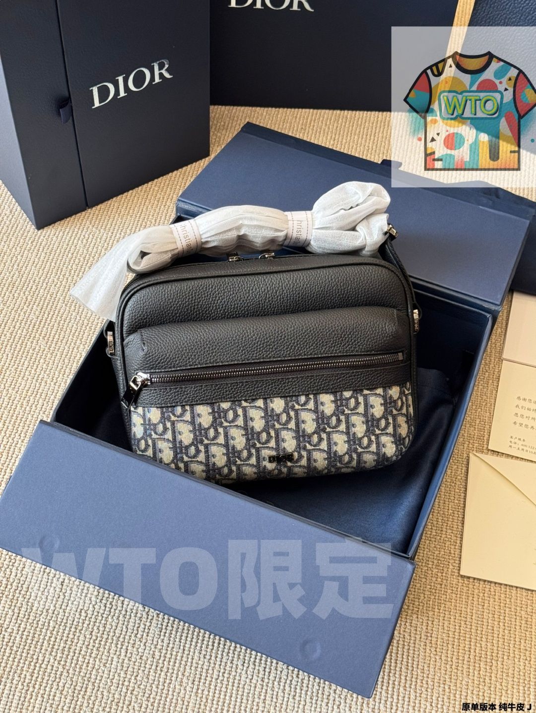 WTO通販 DIOR ディオール メンズメッセンジャーバッグシリーズ イタリアンクラフトマンシップが精緻1-WTO輸入-LLG94