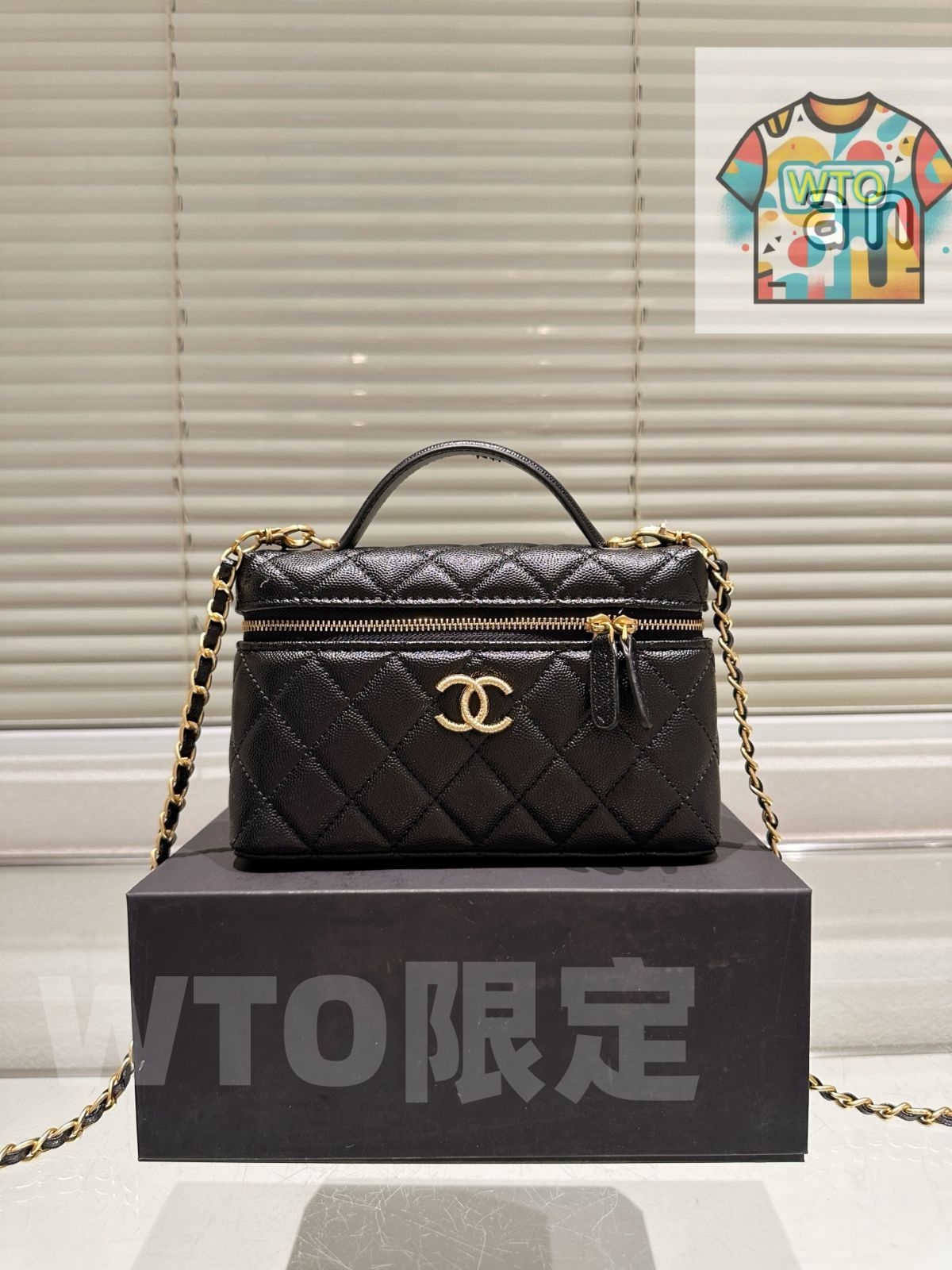 WTO通販 Chanel シャネル 25c ハンドルボックスバッグ 怠惰で気ままで 持ちやすい1-WTO輸入-MMQ71