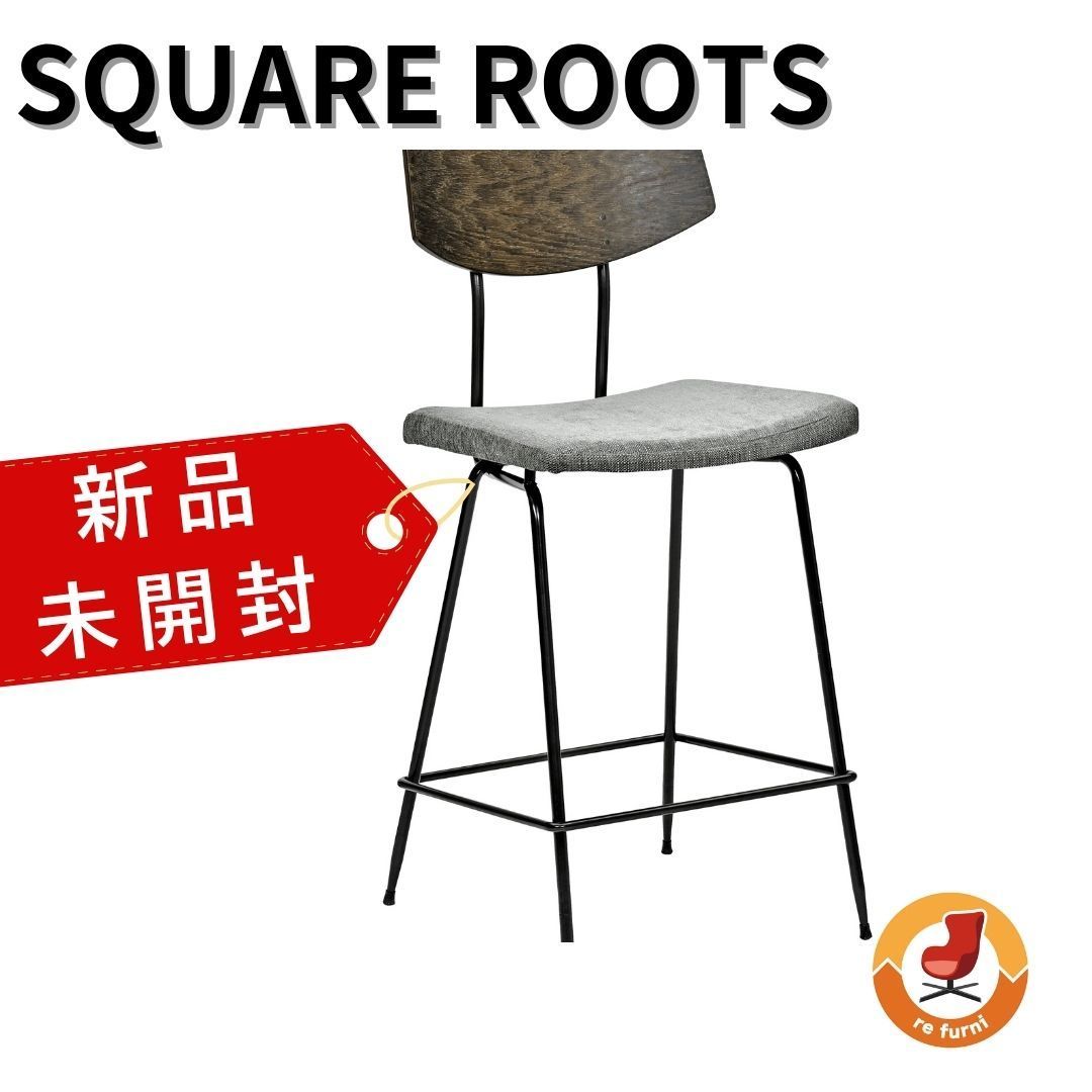 A1 スクエアルーツ SOLI カウンター チェア 椅子 オーク 革 スツール SQUARE ROOTS SOLI COUNTER STOOL / スクエアルーツ ソリ カウンター