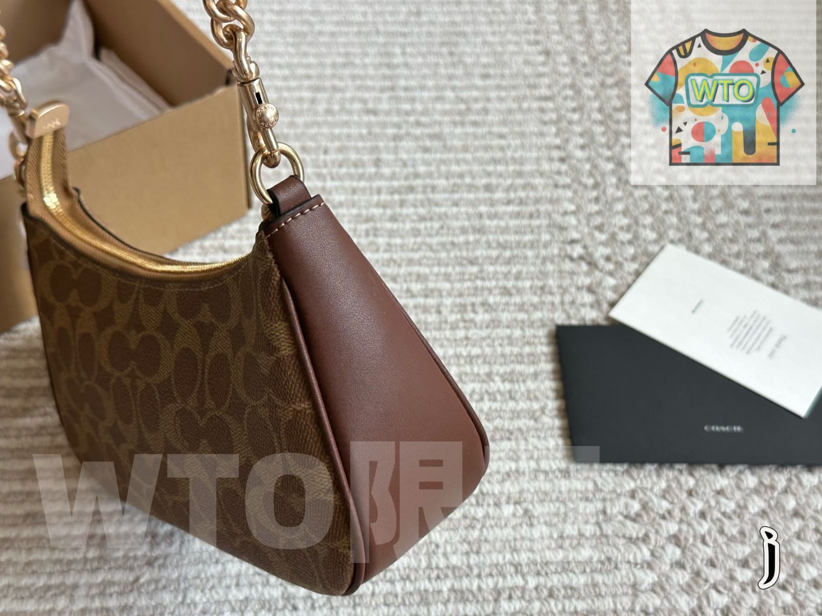 WTO通販 Coach コーチ テリーアームバッグシリーズ 五金が再度アップグレードされた1-WTO輸入-QPP97