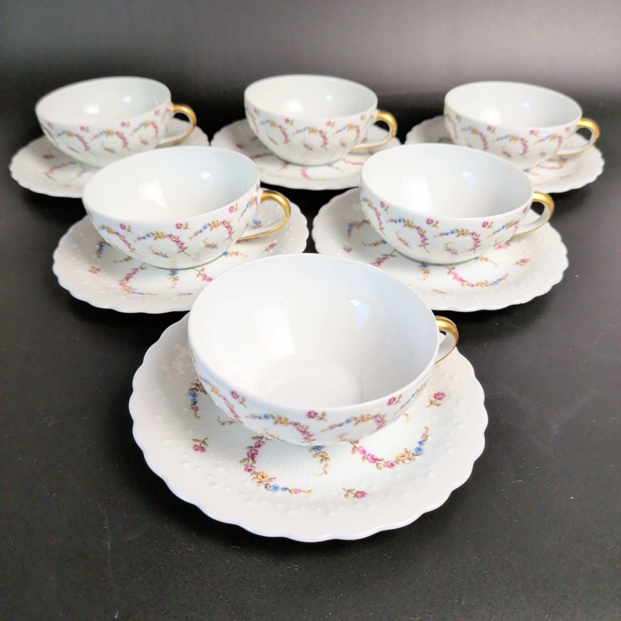 ジョルジュボワイエ　リモージュ  バルカローレ　ティーポット　２人用セット ジョルジュボワイエ リモージュ バルカローレ ティーポット 2人用セット