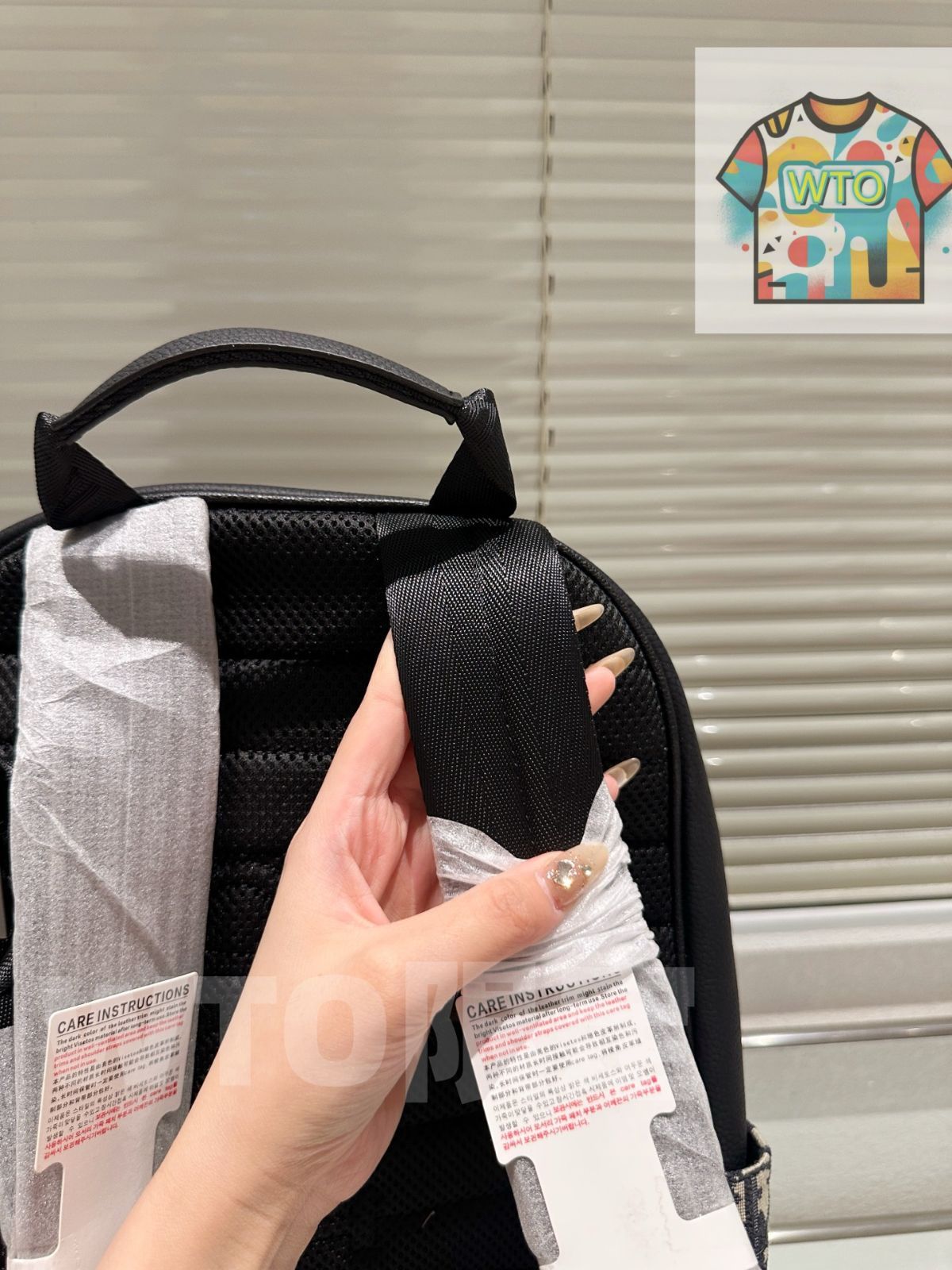  WTO通販 DIOR ディオール ウィンターシリーズ オブリーク柄刺繍のリュックサック1-WTO輸入-HGT 69 ハンドバッグ バッグ