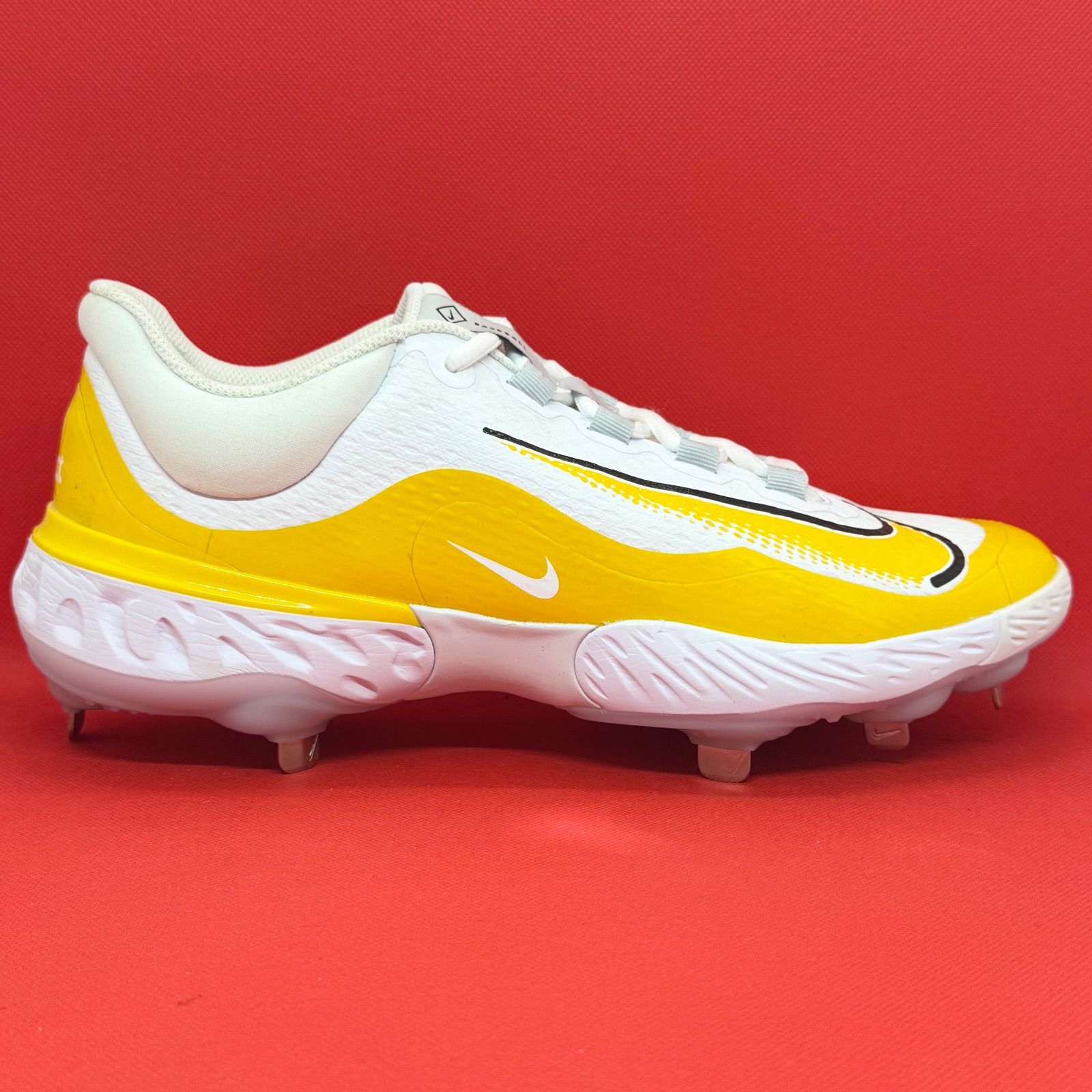 新品 USアンダーアーマー 野球スパイク ポイントスパイク レッド