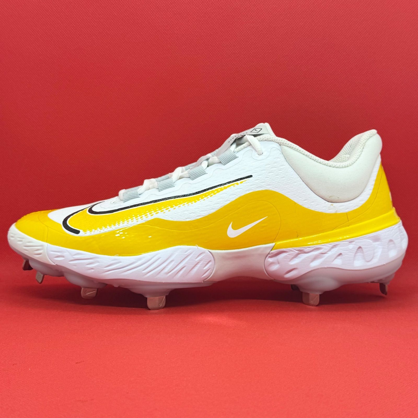 ナイキ 野球スパイク アルファハラチエリート4 ホワイト×イエロー