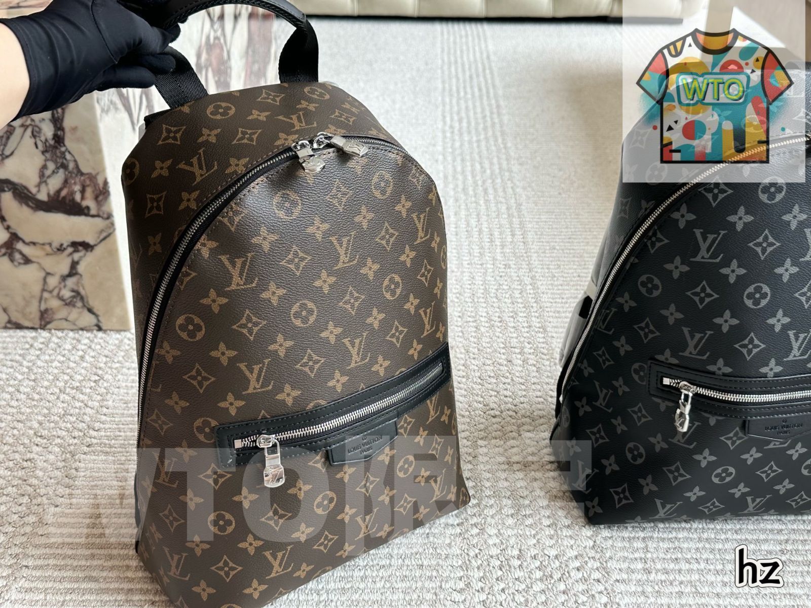 WTO通販 LV ルイ ヴィトン リュックサック 台湾製PVCを使用 高清な五金ロゴが特徴1-WTO輸入-KBP14