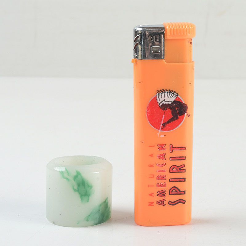 中国 玉石翡翠玉板指 山珊瑚緒締玉など 10点まとめて C 4958 中国 玉石