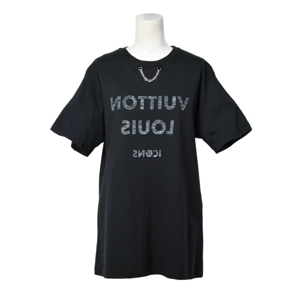 LOUIS VUITTON FJTS18TXP ロゴプリント チェーン Tシャツ