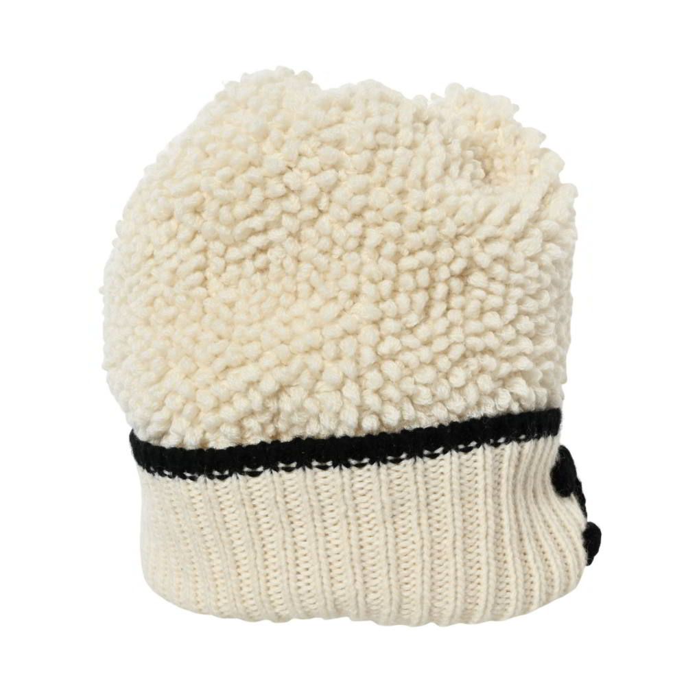 CHANEL 24 K AAA 585 B 18529 ココマーク カシミヤ ニット帽 キャップ ニット帽 ビーニー 帽子