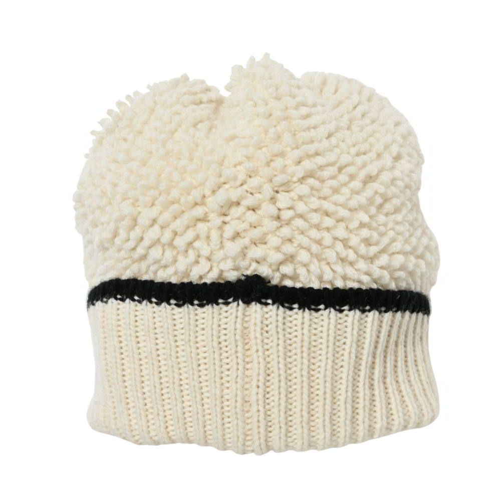 CHANEL 24 K AAA 585 B 18529 ココマーク カシミヤ ニット帽 キャップ