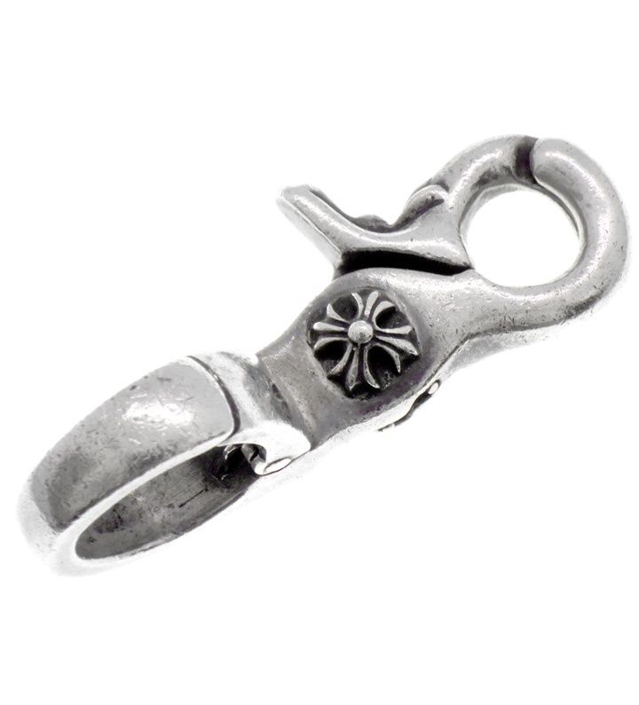 クロムハーツ CHROME HEARTS QUICK CLIP CH X クイック クリップ CH X シルバー キーホルダー 45477
