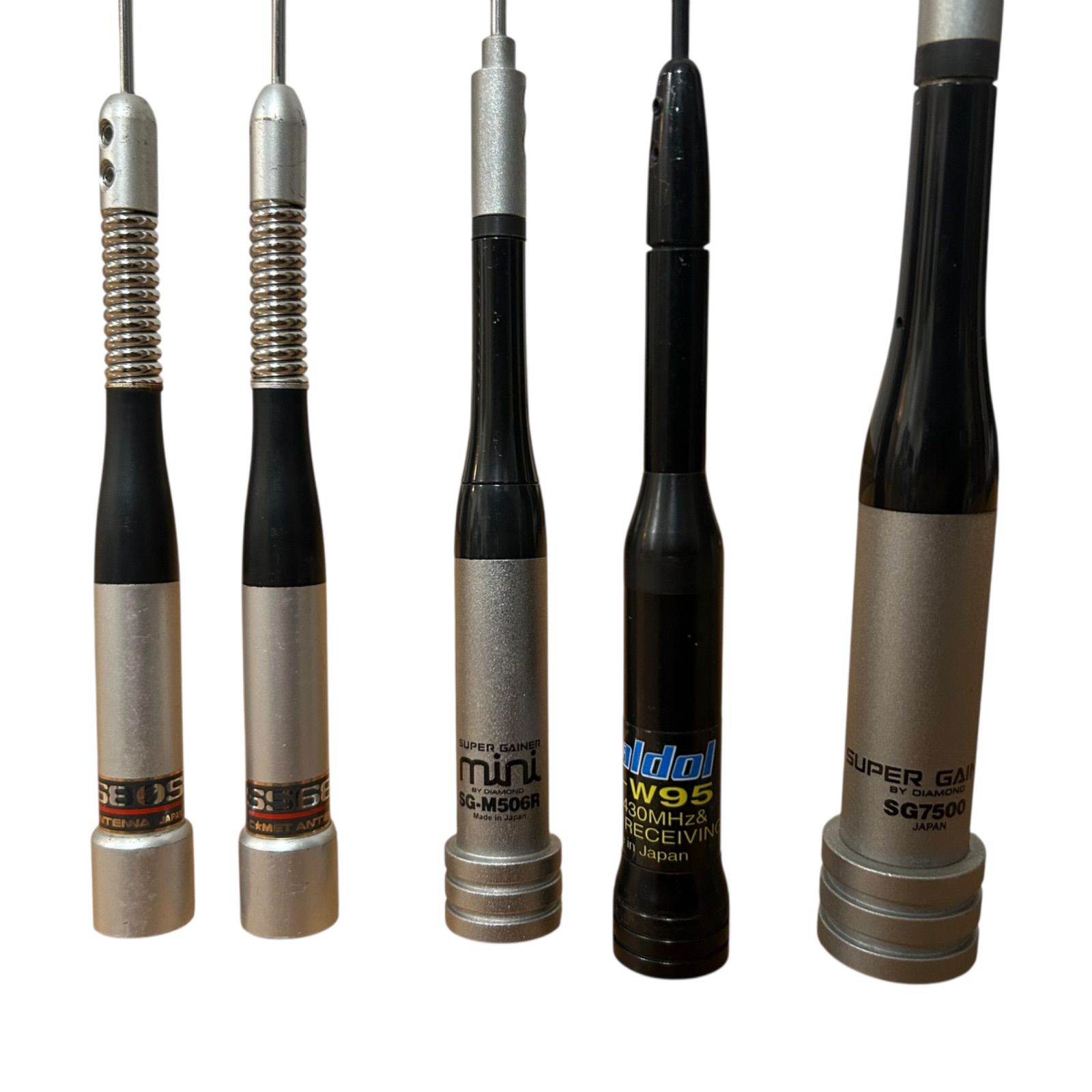 アンテナ 5本 まとめ SUPER GAINER Maldol COMET SG M 506 R 7500 TR W 95 SS 680 S
