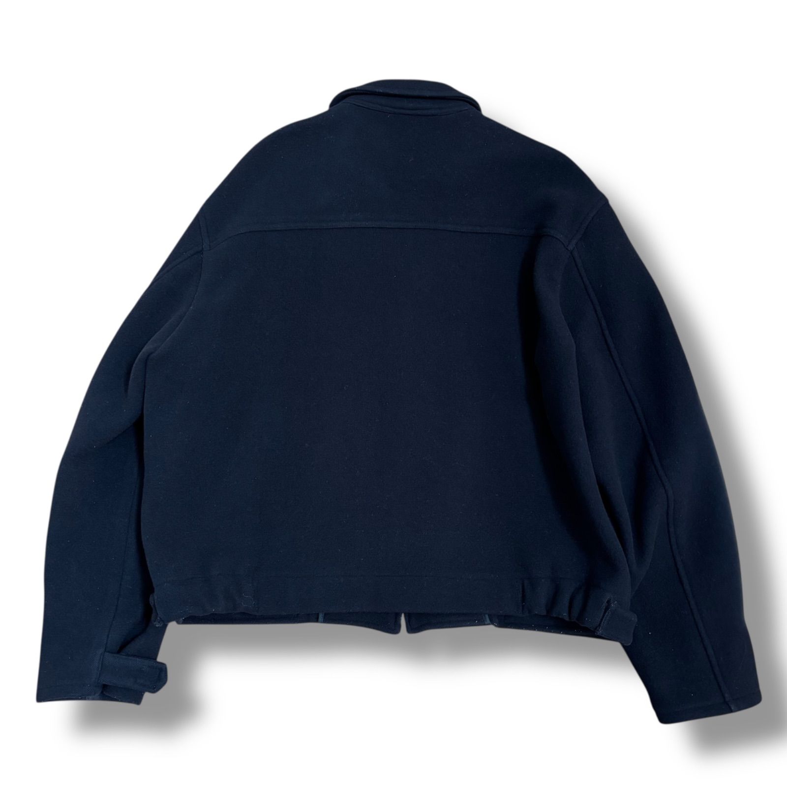 Y s for men 丸襟ウールジップアップコート