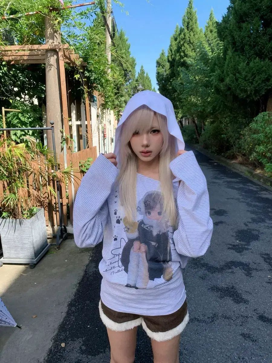 パッチワーク ヴィンテージ bjd フード クロス 長袖 トップス