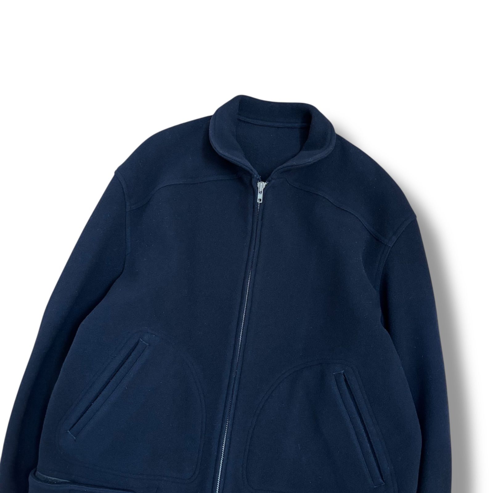 Y s for men 丸襟ウールジップアップコート ODELLYA_COM