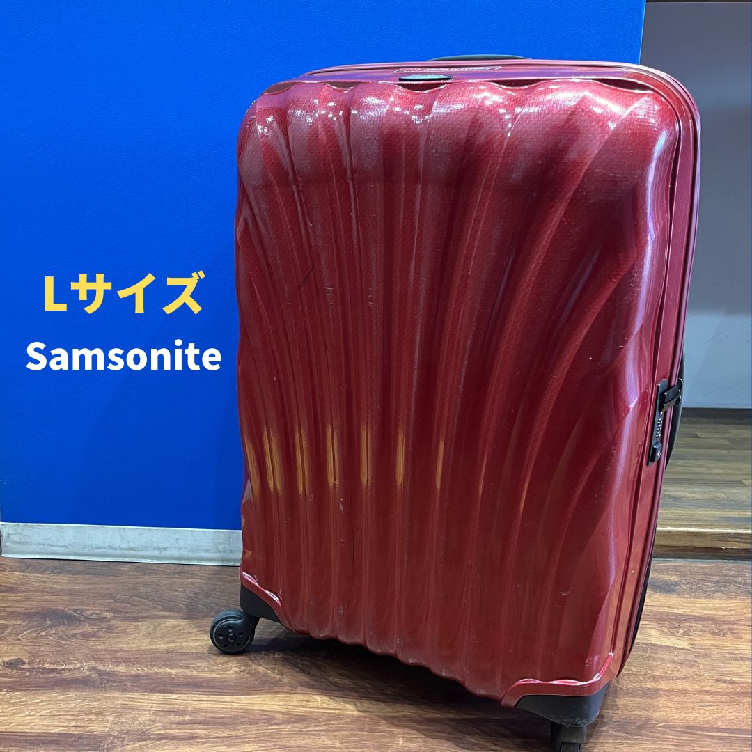 【超軽量】大型 サムソナイト コスモライト スーツケース レッド 3-5泊]サムソナイト コスモライト スピナー 69 68L V22-306 レッド