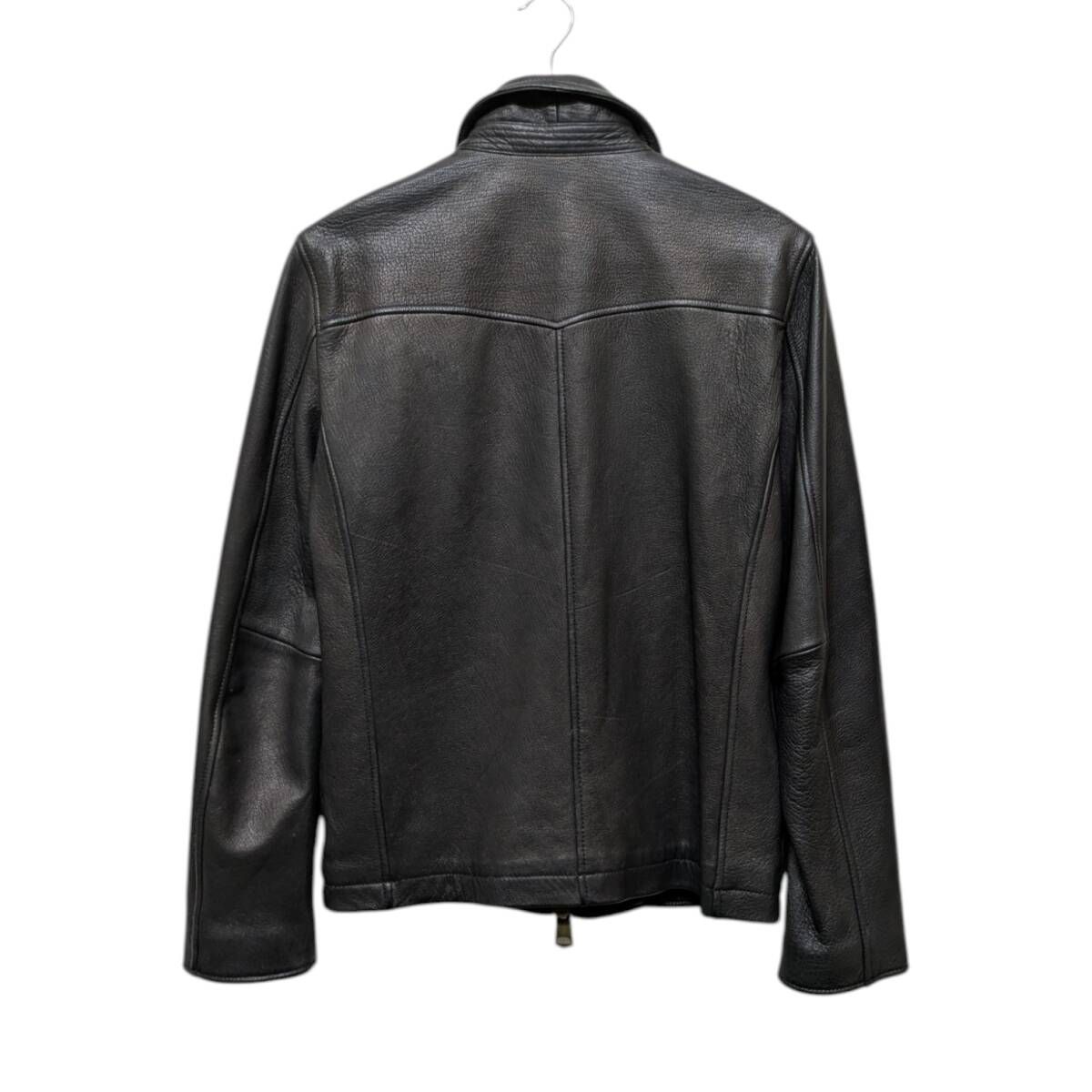 JACK ROSE ジャックローズ 210706J シングルライダースジャケット レザー 山羊革 ブラック サイズ 3 JACKROSE