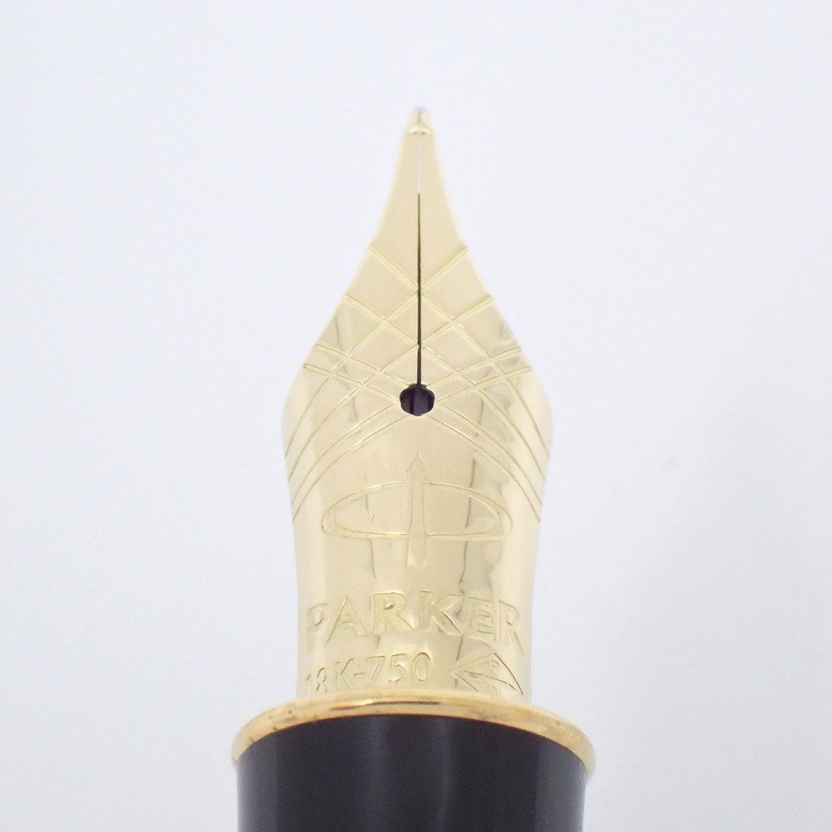 PARKER パーカー ソネット 万年筆 18Kペン先 ブラック×ゴールド【い