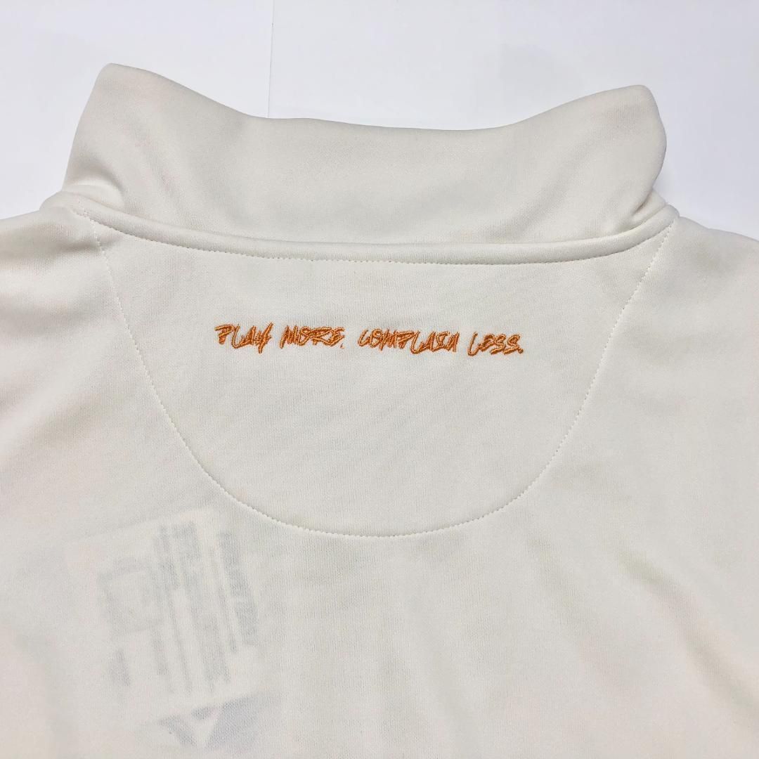 DEVEREUX GOLF デヴァローゴルフ ハーフジップシャツ L ホワイト WWW_SMP1DAWEKUDUS_SCH_ID