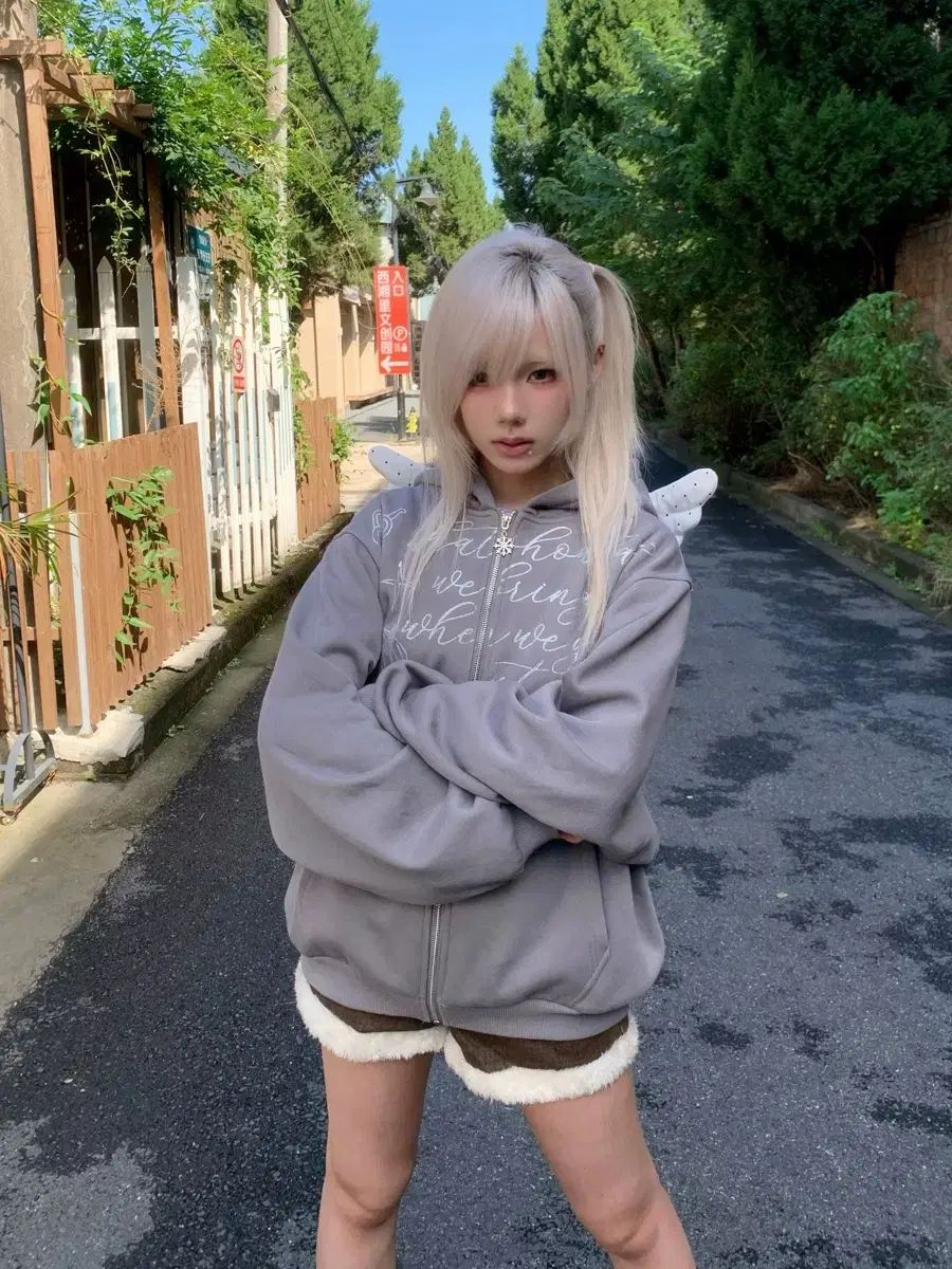 パッチワーク ヴィンテージ BJD フード クロス 長袖 トップス コート