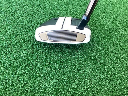 【中古】 テーラーメイド Spider FCG BLACK/WHITE スモールスラント 34インチ パター PT KBS CT TOUR BLACK (フレックスその他) メンズ 男性用 右利き 右用 Cランク ゴルフクラブ