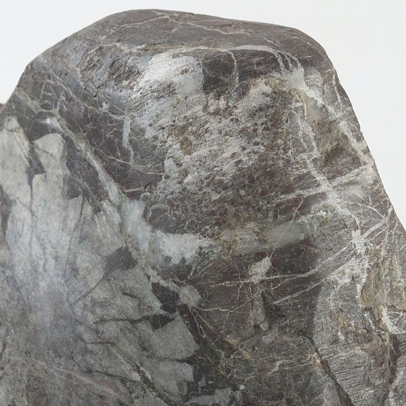 鑑賞石 天然石 菊花石 置物 重さ約1439g 唐木台付 C S257 - メルカリ