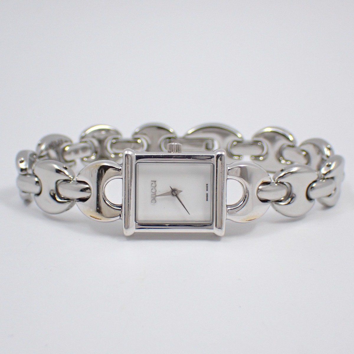 GUCCI グッチ 1800L レディース 時計 シルバー グッチ 1800L クォーツ レディース 腕時計 シルバー色 白文字盤 交換用