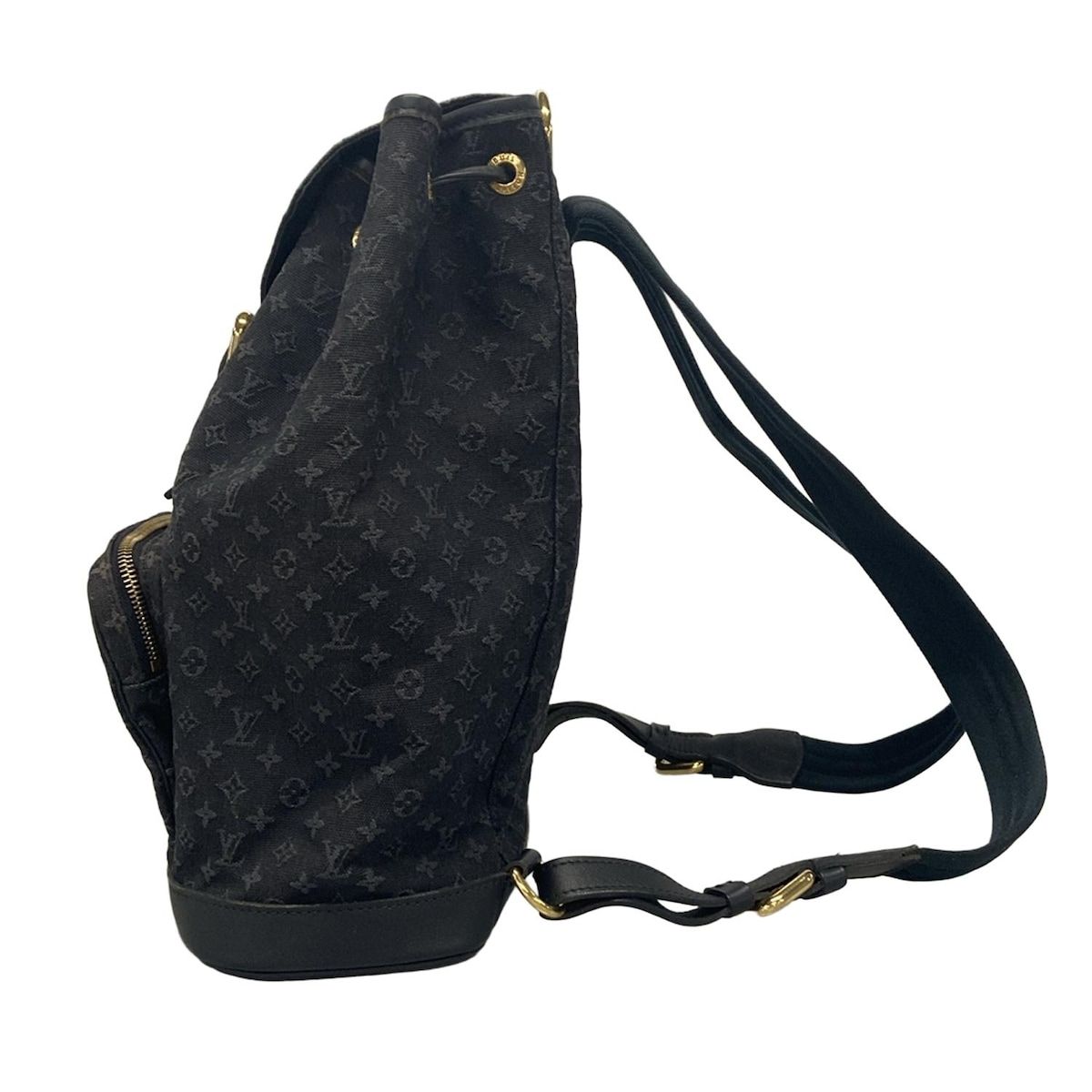 LOUIS VUITTON ルイヴィトン リュックサック モノグラムミニ モンスリ M92455 TSTブルー レザー