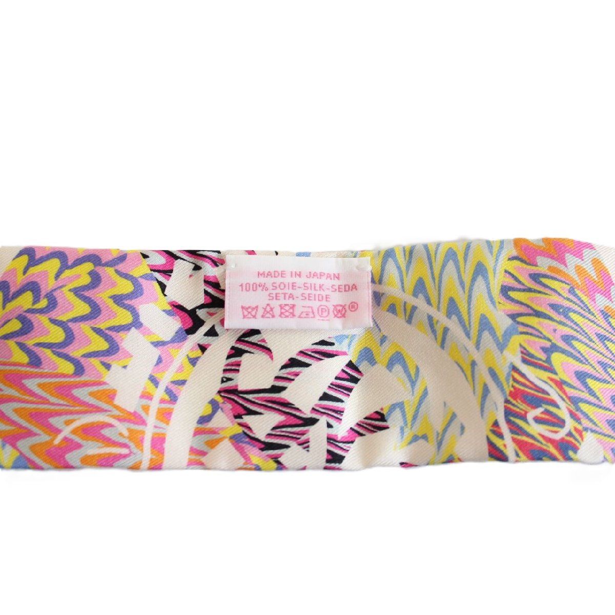 HERMES エルメス ツイリー エクスリブリス 京都マーブル シルク100