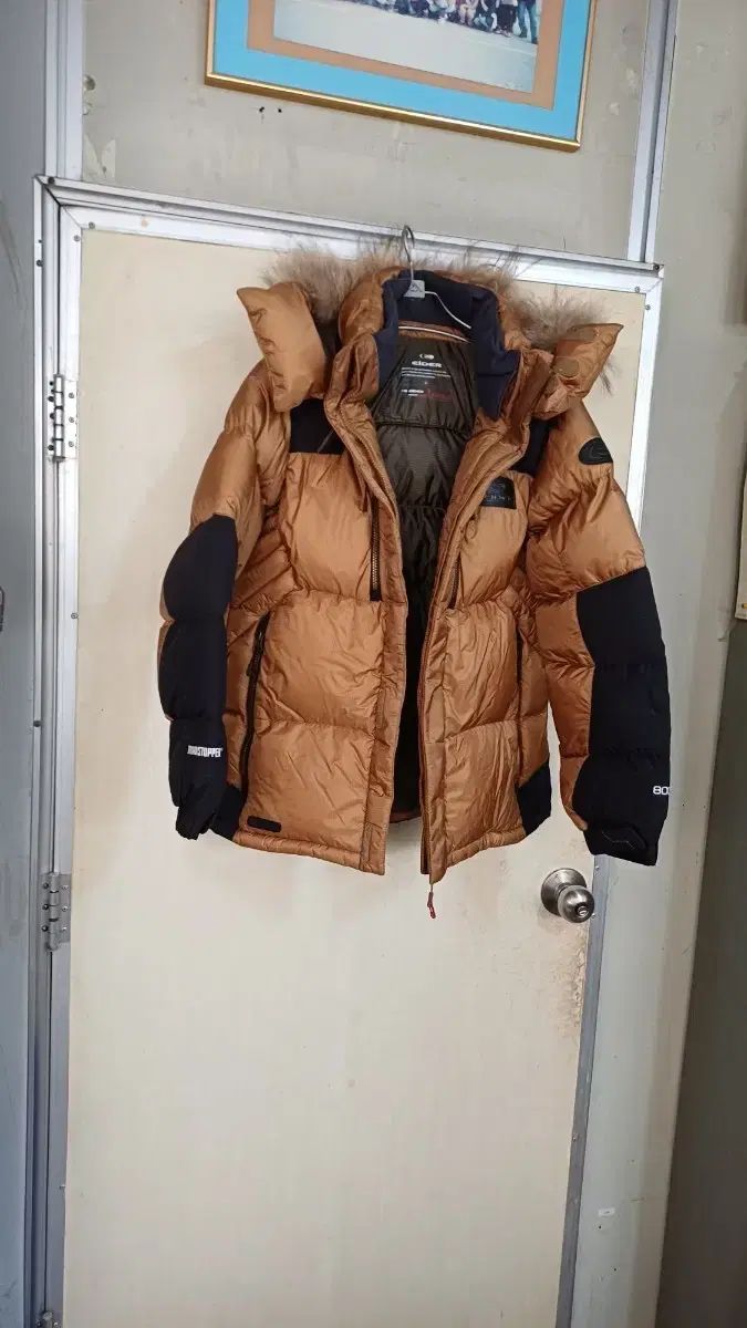 アイダー メンズ外ファーパーカ100サイズ