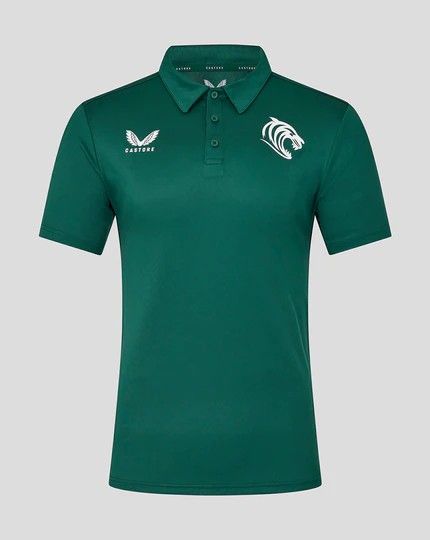 カストレ ラグビー レスター タイガース 2025 2026 半袖 トレーニング ポロシャツ 緑 グリーン 公式モデル 日本未発売