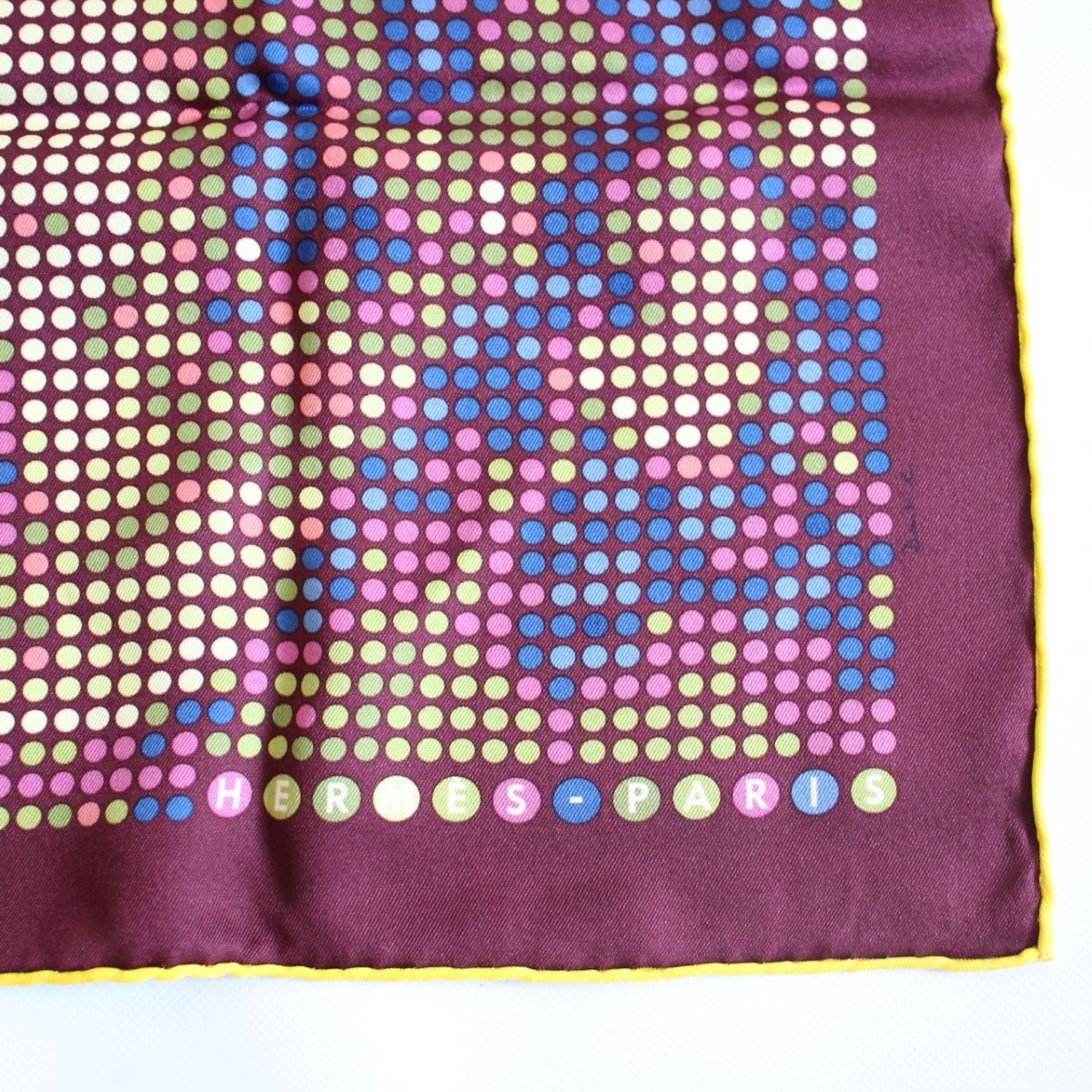 HERMES エルメス カレ 70 スカーフ RENDEZ VOUS AU 24 24時に会いま