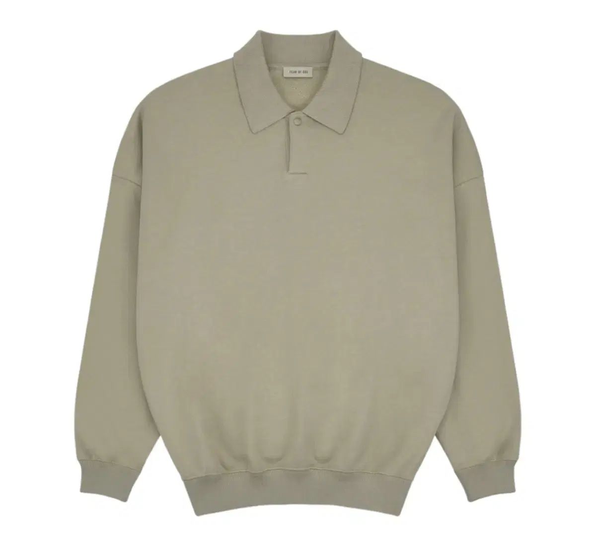 フィアオブゴッド フリース ポロ オートミール XXL