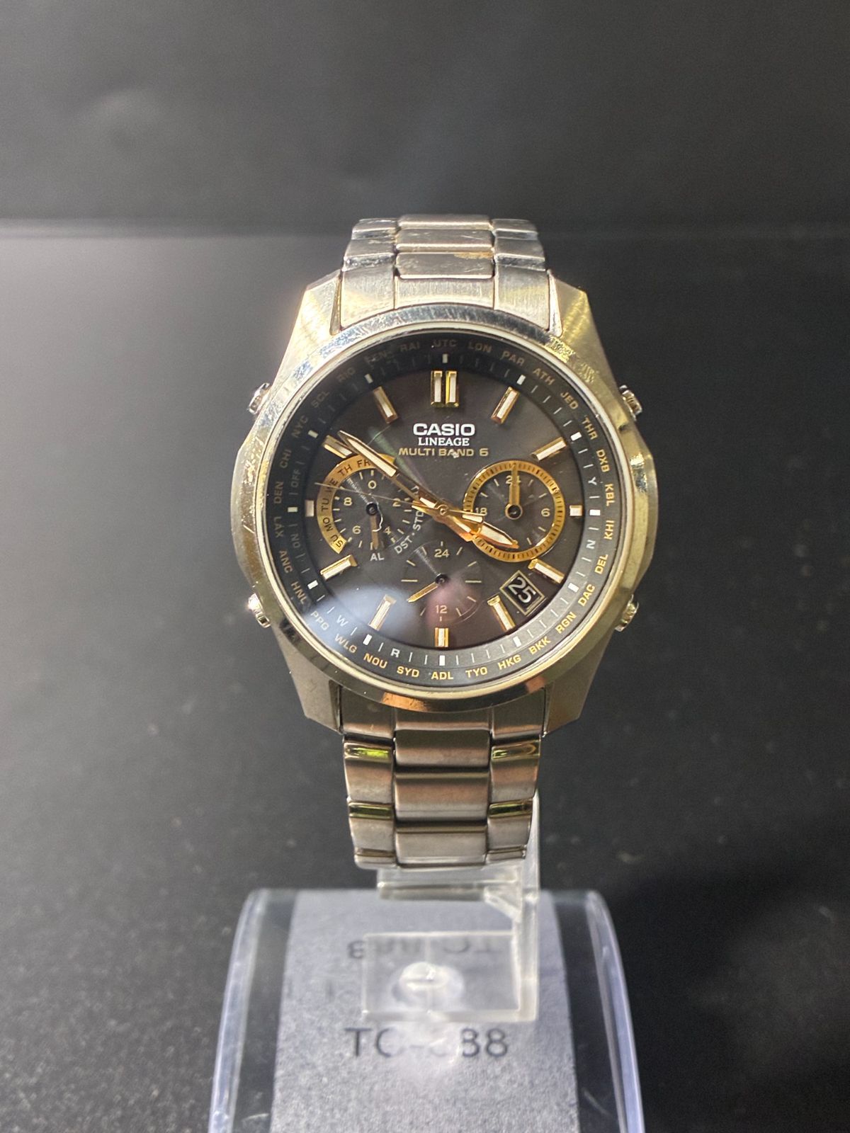 カシオ ソーラー 時計 稼動