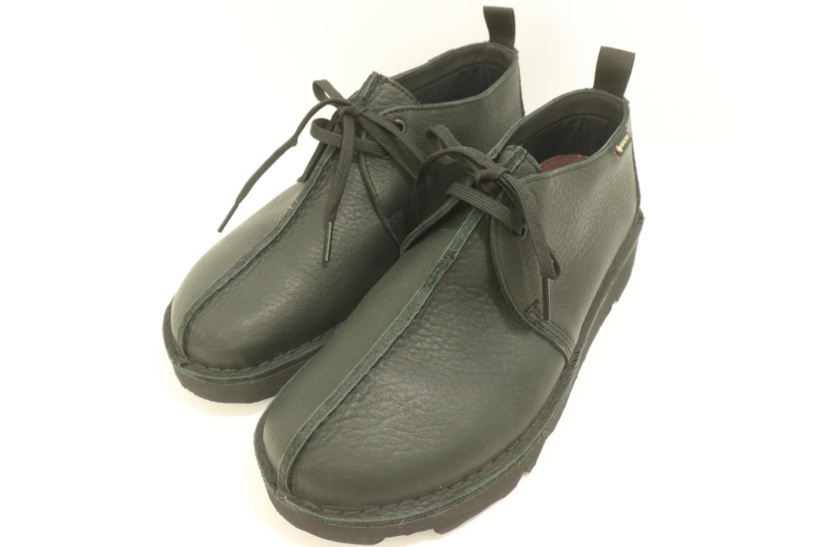 clarks メンズブーツ US8.5 Desert Trek ブーツ clarks US8.5 黒 ブラック 無地