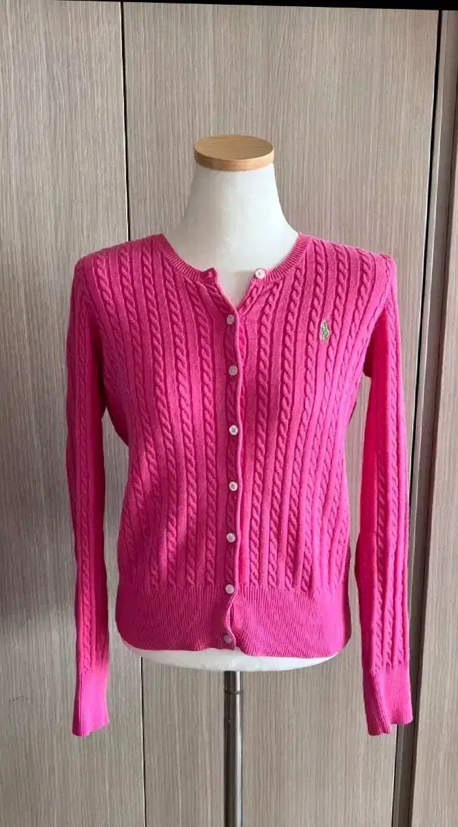 ポロラルフローレン ケーブルニット カーディガン 12 14 韓国 44 55