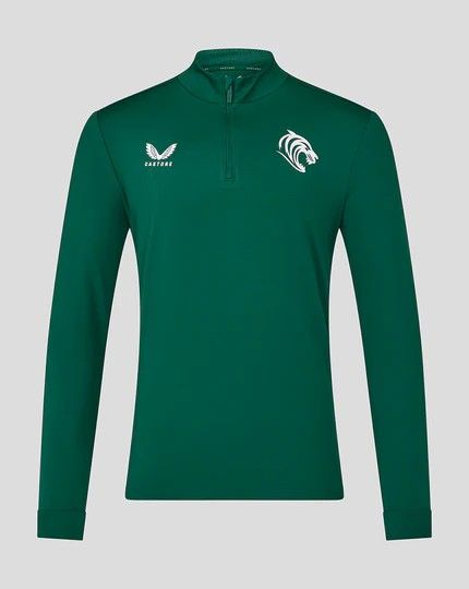 カストレ ラグビー レスター タイガース 2025 2026 トレーニング ミッドレイヤー 緑 グリーン 公式モデル 日本未発売