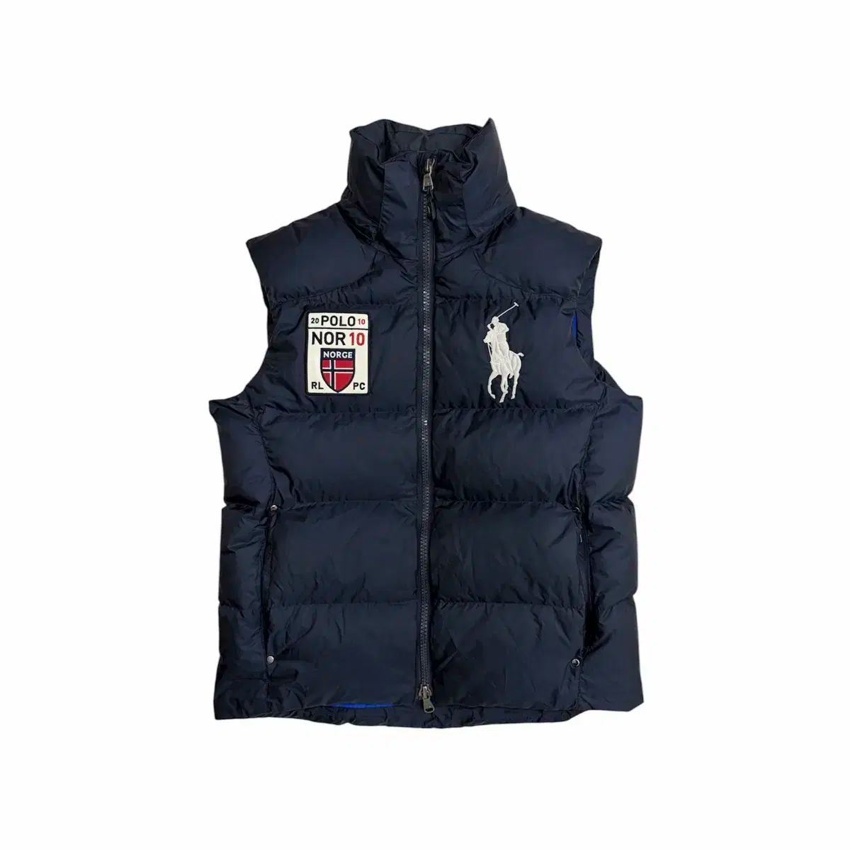 ポロ ラルフローレン チーフキープ ノルウェー ビックポニー ネイビー ダウン ベスト s