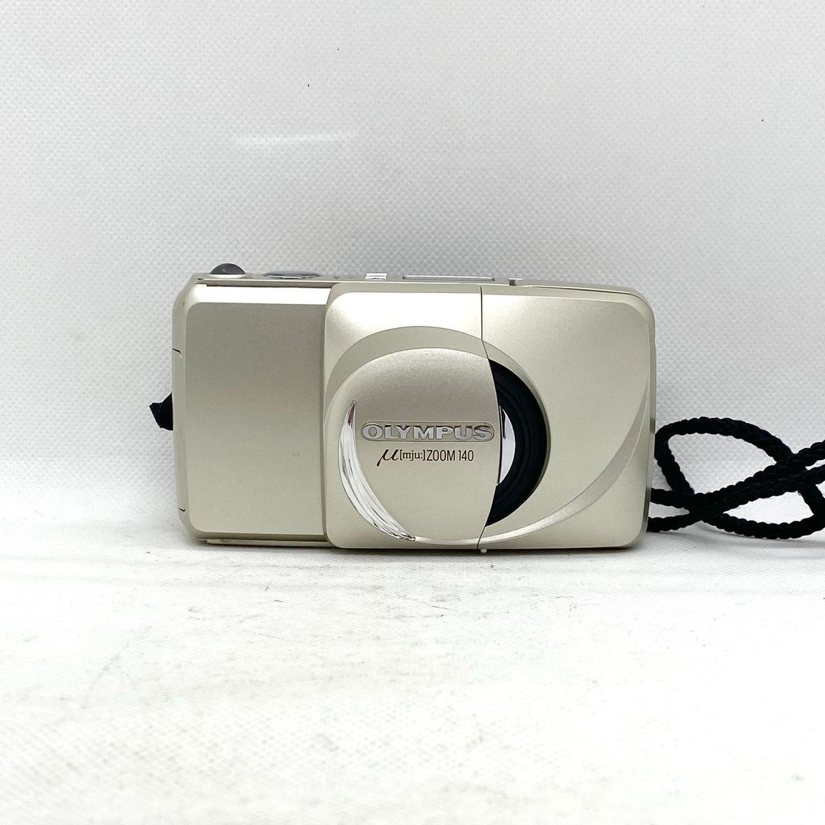 動作良好 OLYMPUS μ mju ZOOM 140 オリンパス ミュー ズーム フィルムカメラ コンパクト リモコン 取説付き