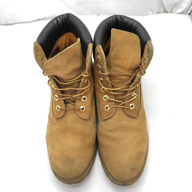 Timberland ウォータープルーフ ブーツ サイズ8 1 2W 26.5相当 茶 ティンバーランド 91