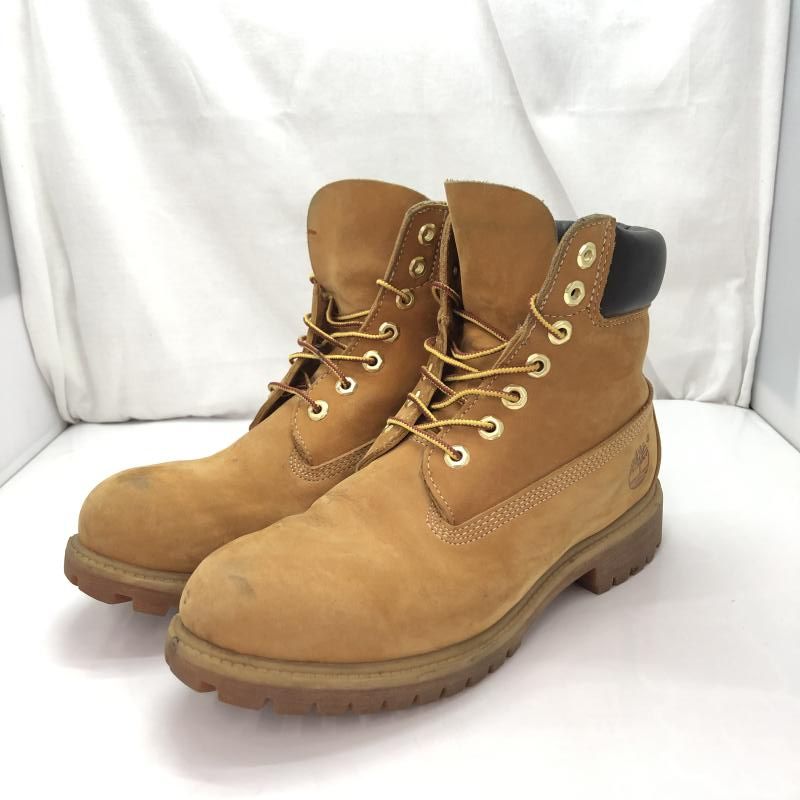 Timberland ウォータープルーフ ブーツ サイズ8 1 2W 26.5相当 茶 ティンバーランド 91