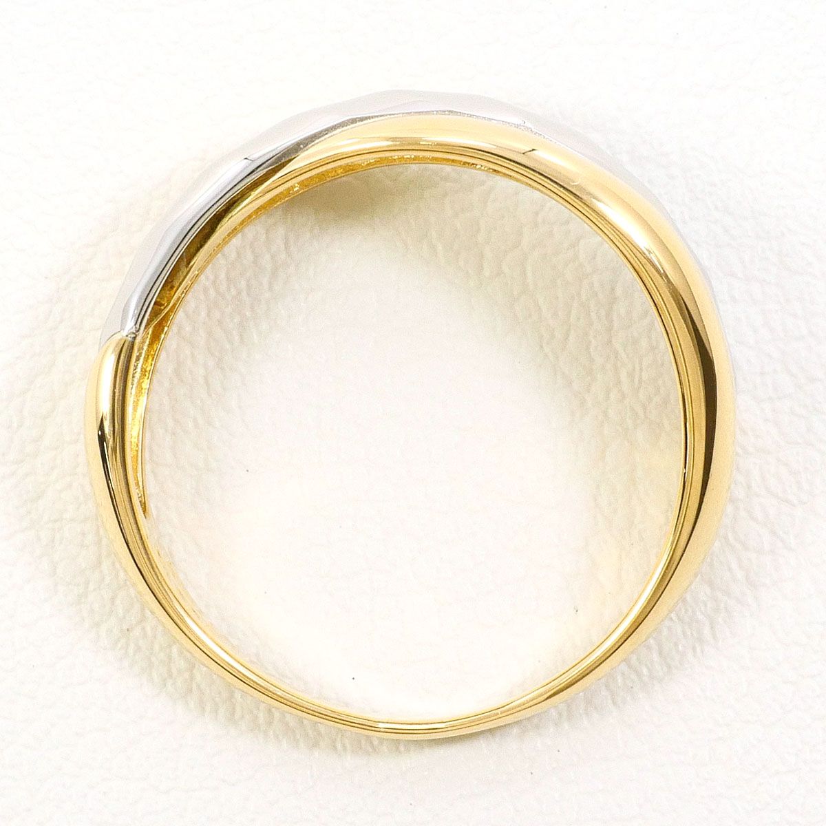 PT 900 プラチナ K 18 YG リング 指輪 13.5号 ダイヤモンド 総重量約3.0 g