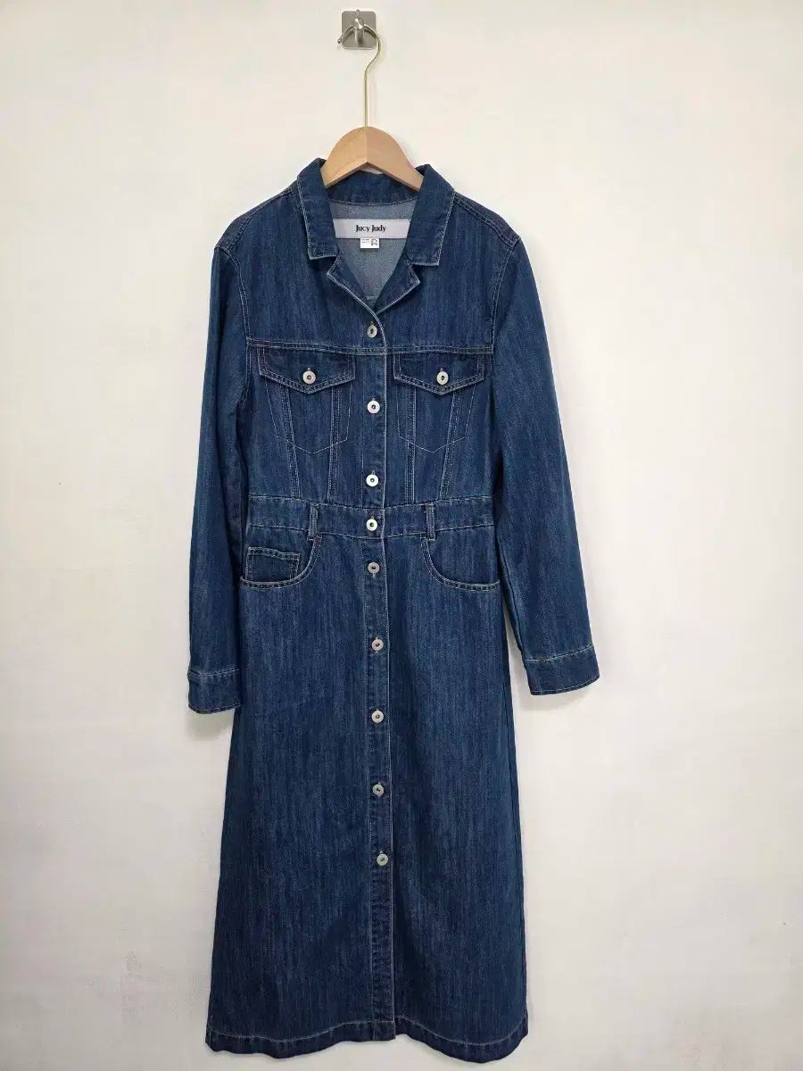 JUCY JUDY 쥬시주디 デニム ロング丈ワンピース XS Indigo シャツ