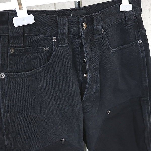 ブラックデニム ショーツ