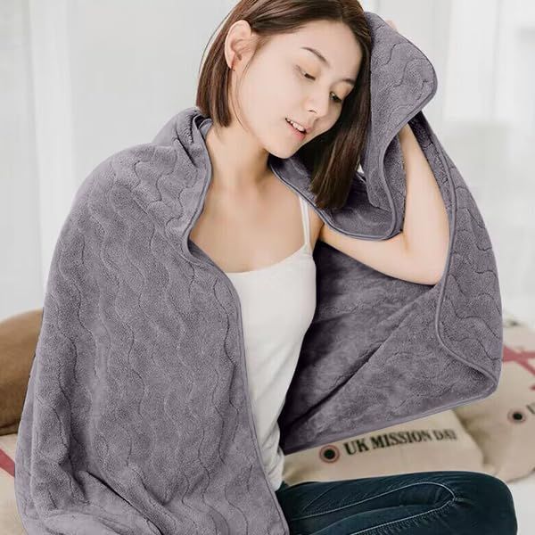 特価商品】バスタオル [HOSUR 5枚セット ダークグレー] ふわふわ 大判