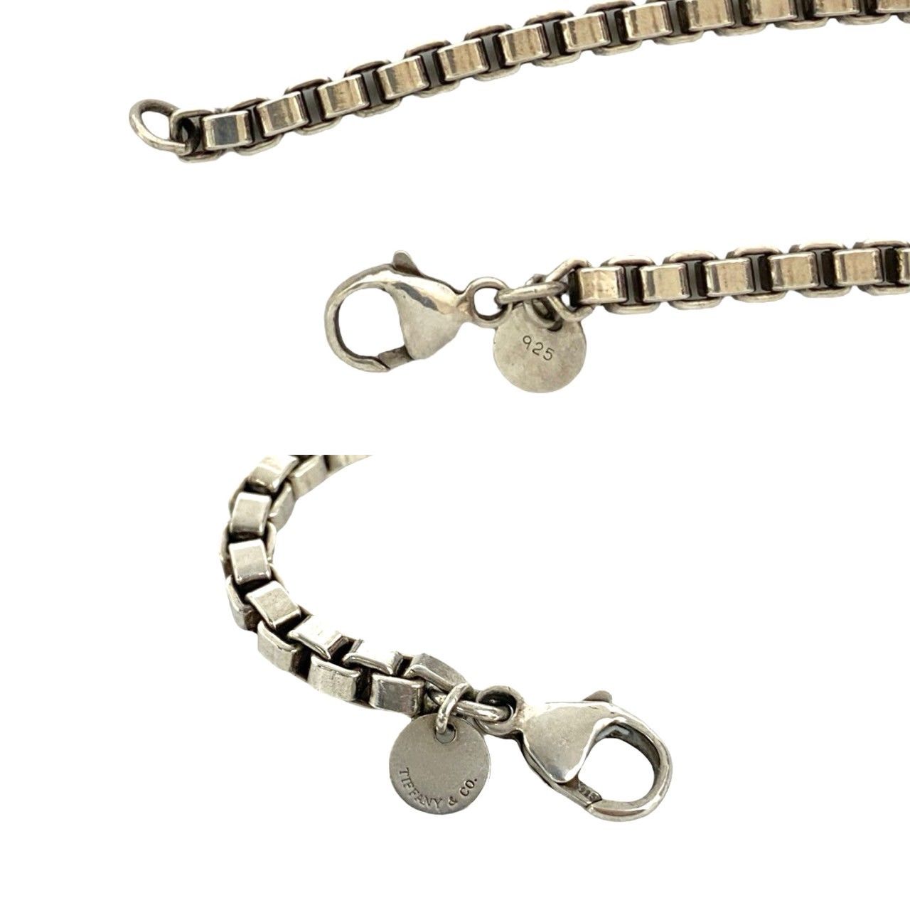 TIFFANY-Co. ティファニー ベネチアン ブレスレット シルバー925 チェーン バングル 小物 シルバー 25456
