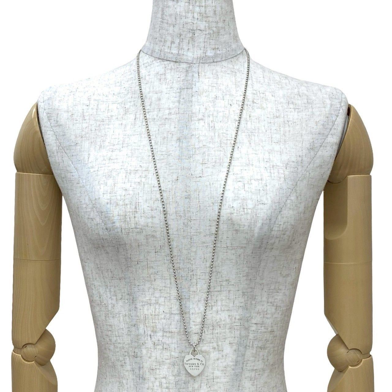 TIFFANY-Co. ティファニー リターントゥ ハートタグ ネックレス シルバー925 ボール チェーン ペンダント シルバー 30637