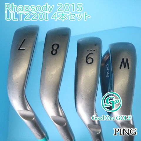 レディースアイアンセット ピン Rhapsody 2015 ULT220I 4本セット UltraLite 30.5 8023