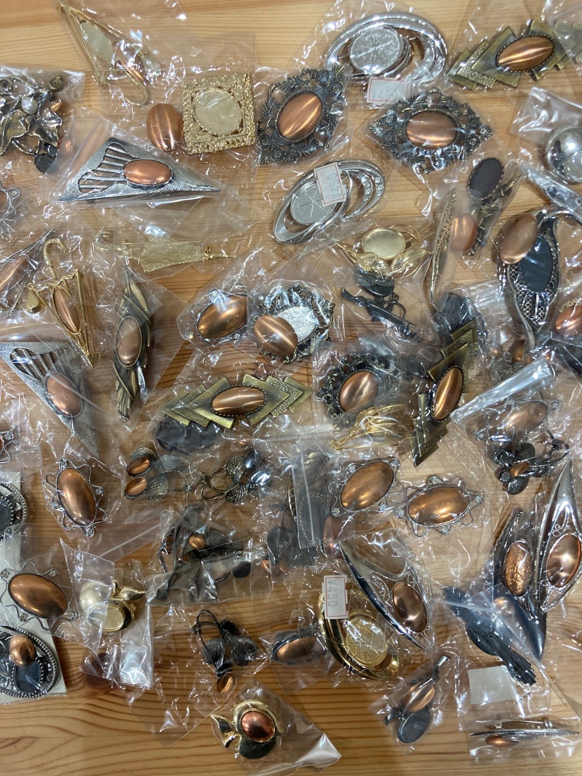  K 179 七宝焼き パーツ 素材 115点セット 金属パーツ ビーズ アクセサリー道具 材料