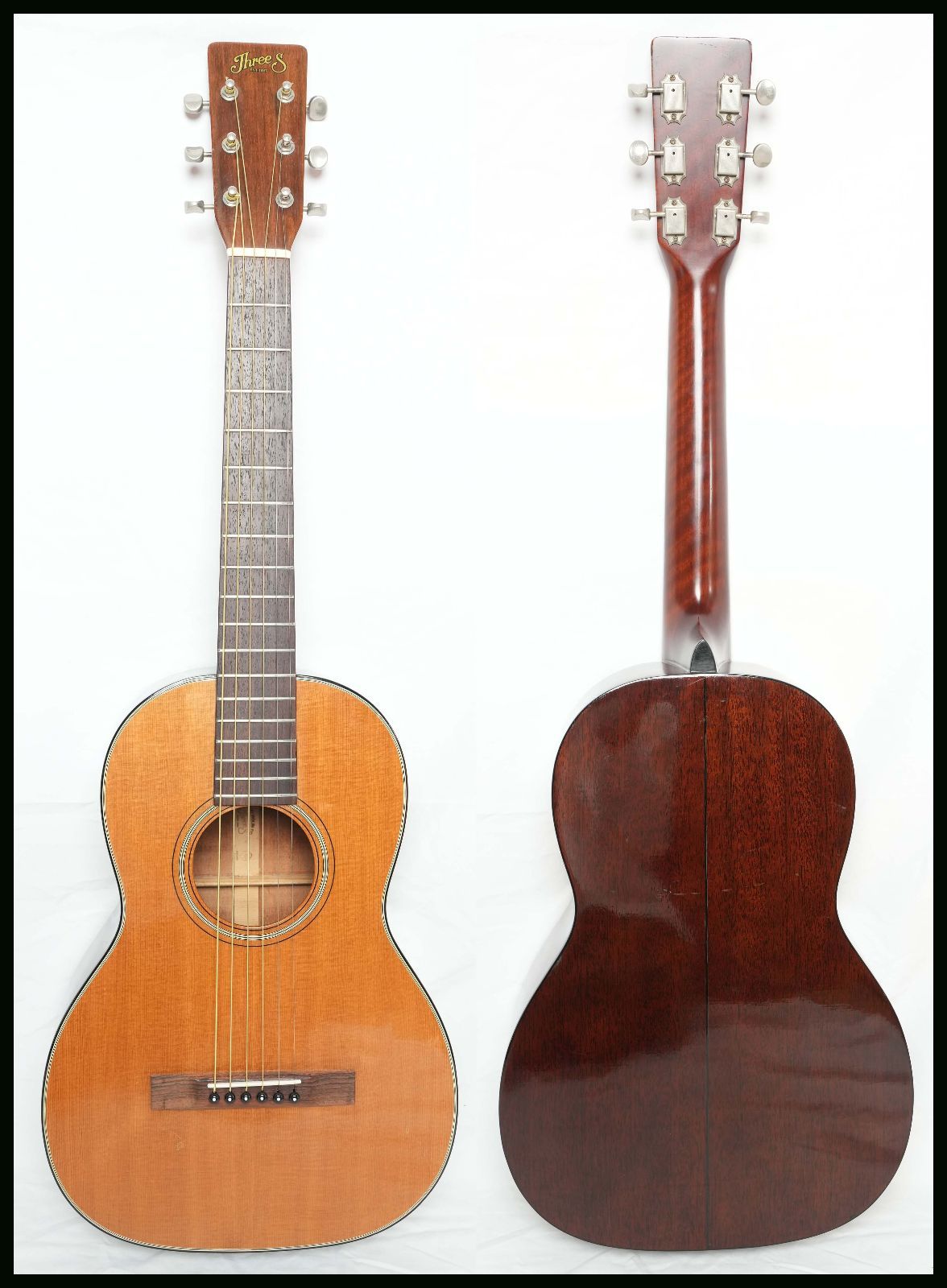 Three S SUZUKI VIOLIN Troubadourシリーズ コンパクトギター T 30 パーラーギター 80年代 モデル