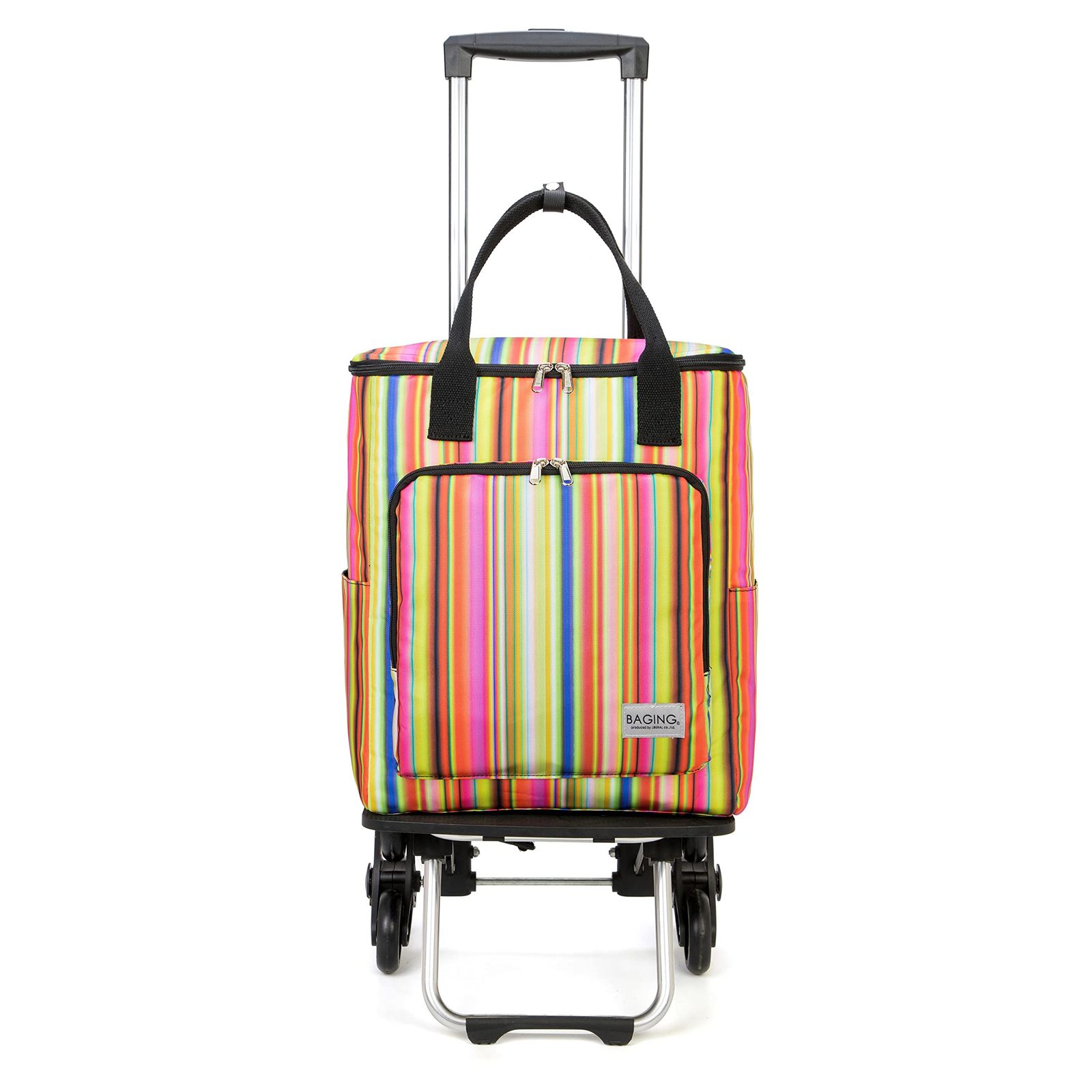 階段も引いて上がれる